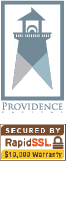 Providence Secured By Rapid SSL Logo